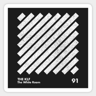 The KLF / The White Room / Minimal Graphic Design Tribute Magnet